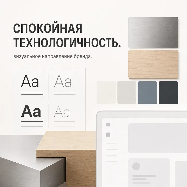 Обложка промпта «Создай минималистичный бренд-мудборд»