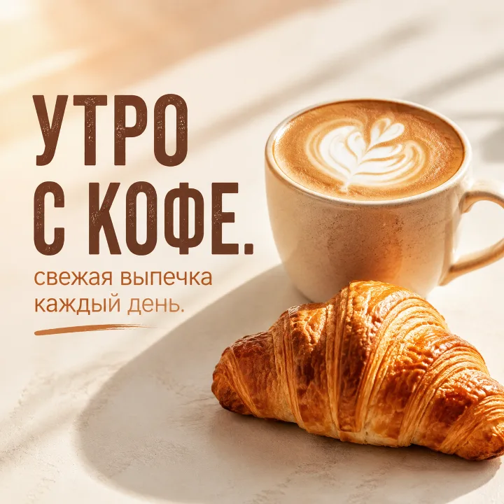 Обложка промпта «Создай промо-постер кафе»